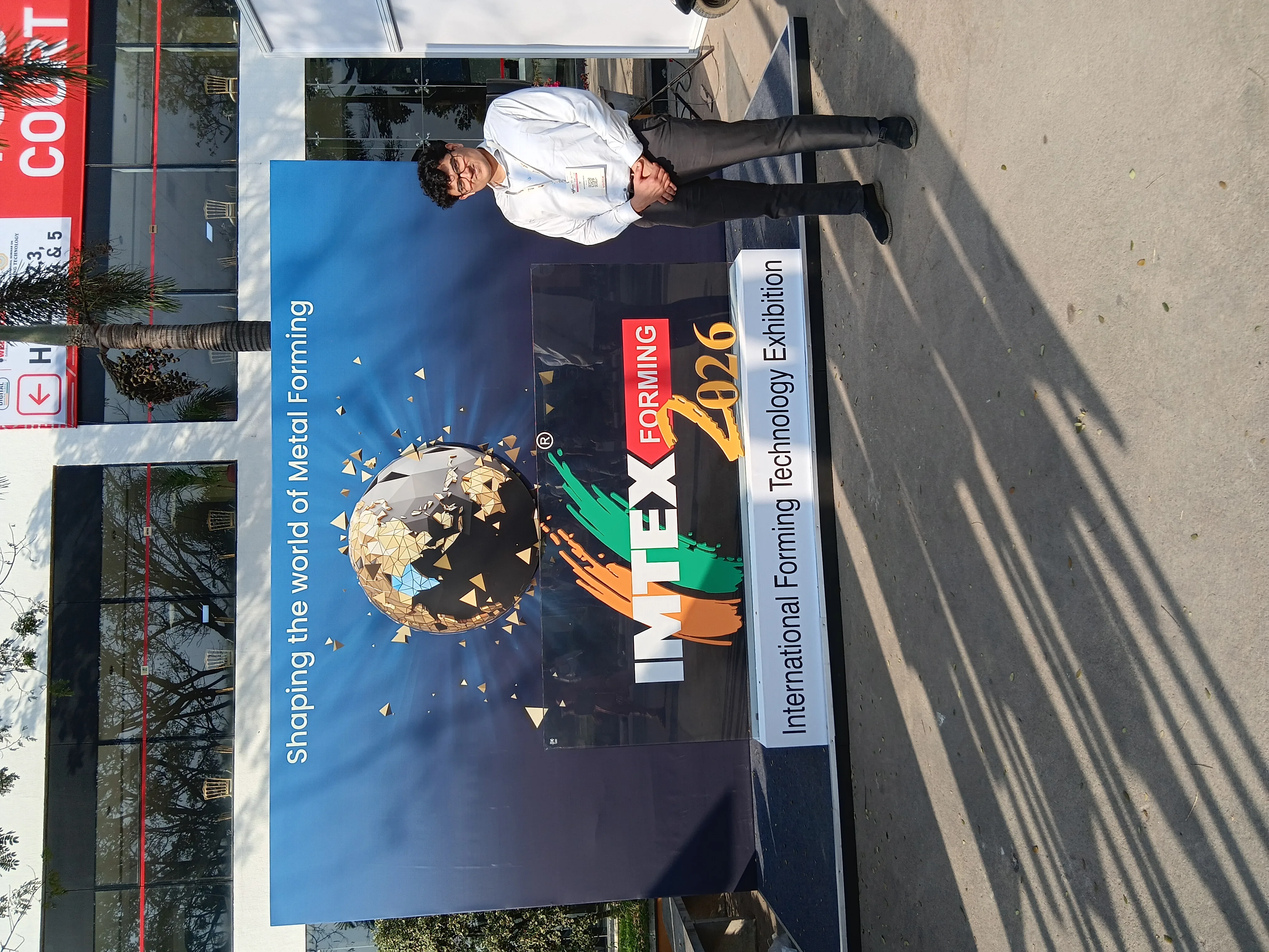 BackAI lead engineer on-site at IMTEX Forming Technology Exhibition